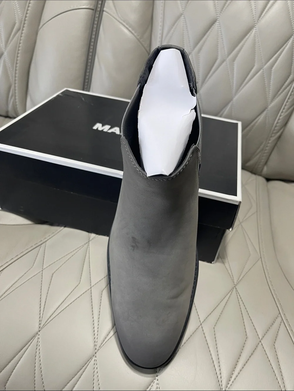 Steve Madden Grey Suede Chukka Boot